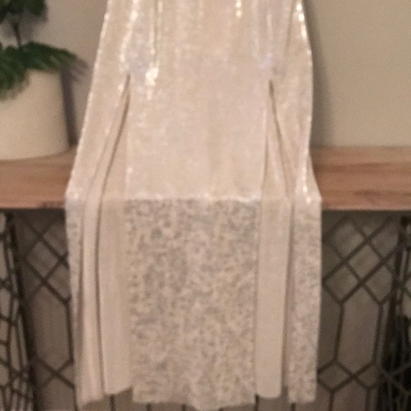 BCBGeneration Silver and White Dress - Picture 4 of 7